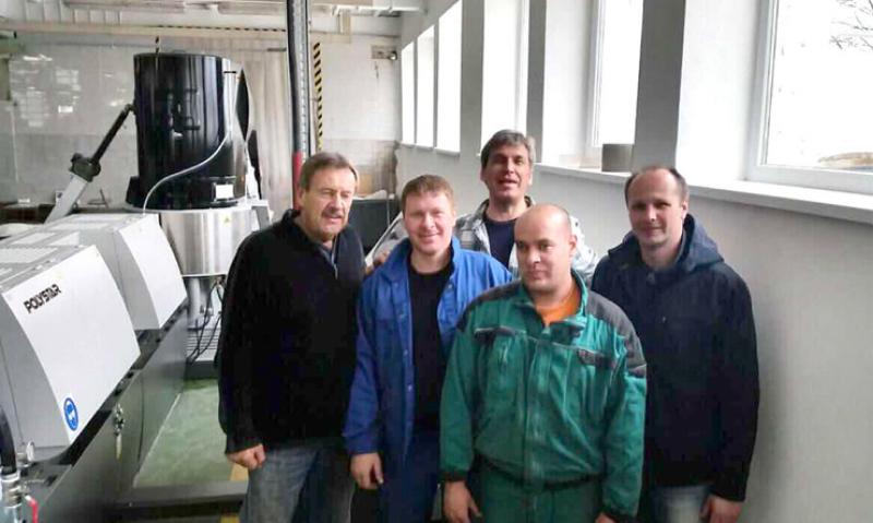 斯洛伐克-POLYSTAR成功建置水洗髒料回收設備